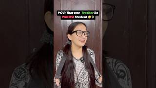 Kiski Teacher rehti hai ghar ke pass😂📚ytshorts explorepage school padosi youtubeindia share [upl. by Dall927]