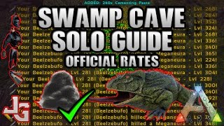 ARK  Swamp Cave Solo Guide 2017  How and what do you need Cementing paste farming [upl. by Medor]