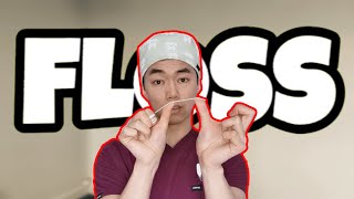 How To FLOSS Your Teeth properly dentists guide [upl. by Akemit]