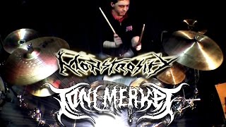 Monstrosity  Perpetual War Drum Cover by Toni Merkel [upl. by Mariette720]