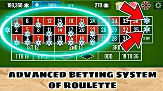 Advanced Betting System Of Roulette  Roulette big winning strategy [upl. by Nahc]