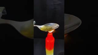 Cooking Oil Vs Pencil Graphite Experiment Hotspoon flames viral Red Hot Metal Ball fire [upl. by Kenrick240]