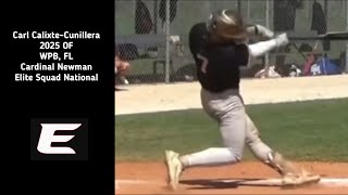 Carl CalixteCunillera Recruiting Video  2025 OF  68 60  93 Arm Velo  West Palm Beach FL [upl. by Sinnelg]