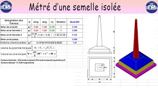 METRE DUNE SEMELLE ISOLEE [upl. by Skolnik]