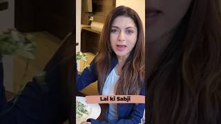 BHAGYASHREE LIKES LAI KI SABJI💖❤👌🔥🔥bhagyashree bollywood trending viralvideo [upl. by Pattie]