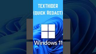 Windows Snip Quick Redact Feature shorts windows11 windows multitaskingno1 smartphone tech [upl. by Cissej]