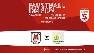 HIGHLIGHTS Faustball DM 2024  Halbfinale 3 TV Jahn Schneverdingen  TSV Dennach [upl. by Whitehurst942]