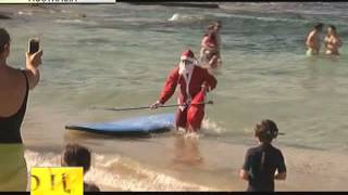 Santa Claus wows with deathdefying stunts [upl. by Havelock]