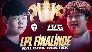 Çin ligi LPL finalinde destek Kalista seçildi  BLG vs TES LPL FİNAL ANALİZ [upl. by Gnat909]