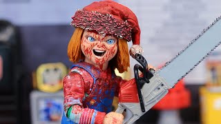 NECA Chucky Ultimate Holiday Edition Figure Review [upl. by Landre]