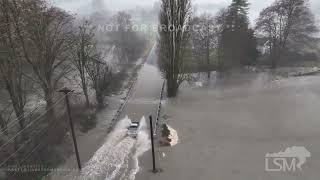 12052023 Washington State  Major Flood Atmospheric River [upl. by Wylen]