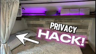 RV UpgradeDIY Bedroom Privacy For Your Coleman Lantern Travel Trailer [upl. by Neenej685]