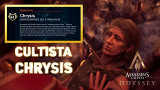 LOCALIZAÇÃO DA CULTISTA CHRYSIS  ASSASSINS CREED ODYSSEY [upl. by Anoo529]