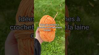 Peluches à faire en orange🧡✨ crochet crochetaddict crochetlove crocheting peluche amigurumi [upl. by Yrneh]