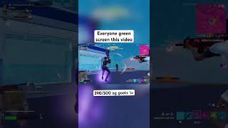 Will you green screen this vid fortnite fnclips fortnitefunny subscribe gaming [upl. by Eeralav]