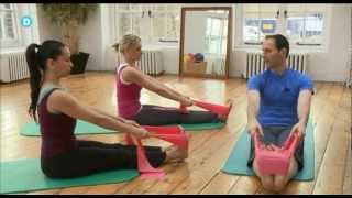 Pilates Mat Class using an elastic band with Amit Younger  preview [upl. by Pantin]