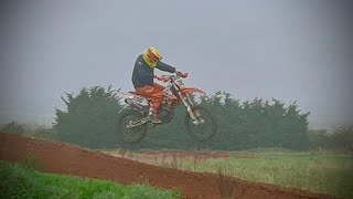 Weedon MX Track KTM XCF 250 My GoPro Laps  Bonus Nose Dive 😅 [upl. by Eillam388]