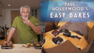 How to bake the most DELICIOUS Blueberry Muffins  Paul Hollywoods Easy Bakes [upl. by Ahsoyek578]