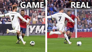 Cristiano Ronaldos insane long shot goals  EAFCFIFA [upl. by Larrabee]