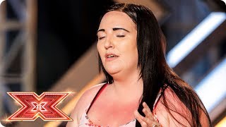 Kayleigh Taylor proves it’s all about the voice  Auditions Week 1  The X Factor 2017 [upl. by Darrick]