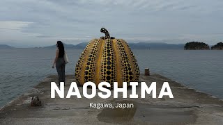 Japan vlog ch5  Naoshima  contemporary art museums Tadao Ando architecture real life sounds [upl. by Devad670]