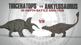 Triceratops vs Ankylosaurus  Battle FACE OFF  InDepth Combat Analysis [upl. by Honeywell830]