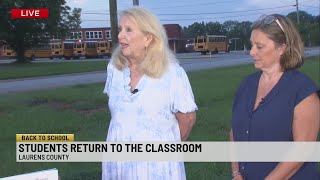 Laurens School Districts head back to school on modified schedule [upl. by Novyad193]