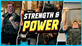 FULL BODY Strength amp Power for BJJ full workout [upl. by Ecienal]