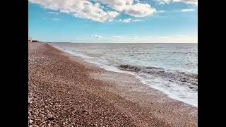 Relaxing beach noises bracklesham bay West Sussex [upl. by Ocirederf]