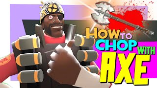 TF2 How to chop with Axe Epic WINScotsmans Skullcutter [upl. by Soo]