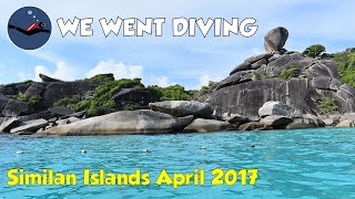 Similan Diving Tours on Sawasdee Fasai April 2125 2017 [upl. by Yemorej540]