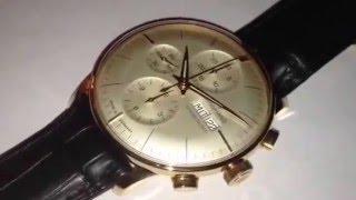 LIMITED EDITION 151 Pieces Junghans Meister Chronoscope Rosègold 18kt Juwelier Belting [upl. by Cheryl]