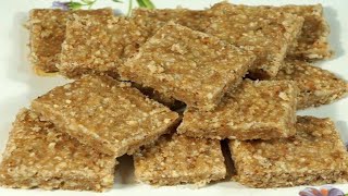 Gur Ki Barfi Recipe By Saima Niazi I Til Ki Barfi Recipe l Dry Fruit Barfi Recipe l Sweets Recipe [upl. by Bohman293]