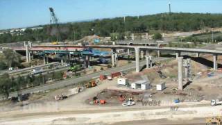 Timelapse construction Westlink M7 Light Horse Interchange by EonFX [upl. by Peppi165]