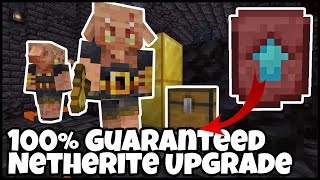 NETHERITE UPGRADE 100 GUARANTEED SPOT In MINECRAFT [upl. by Munshi]