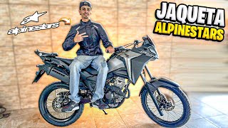 REALIZEI MAIS UM SONHO JAQUETA ALPINESTARS 0KM MANUAL E CHAVE RESERVA [upl. by Annayt627]