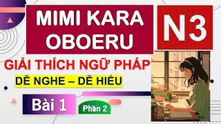 Ngữ Pháp Mimikara Oboeru N3  Bài 1 Phần 2 [upl. by Terry]