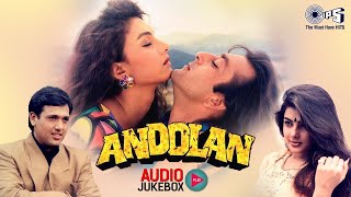 Andolan Movie Songs  Audio Jukebox  Govinda Sanjay Dutt Mamta Kulkarni  Kitne Dinon Ke Baad [upl. by Narmak]