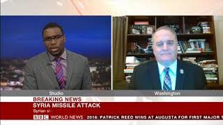 BBC World News Daniel L Davis 9 April 2018 [upl. by Llerahc]