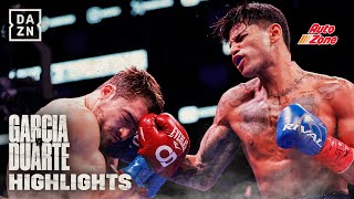 THE RETURN  Ryan Garcia vs Oscar Duarte Fight Highlights [upl. by Zetta]