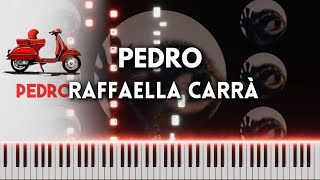 Pedro by Raffaella Carrà  Piano Cover FREE MIDI [upl. by Ailet339]