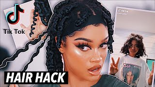 Testing Viral TikTok Hack for Natural Hair Gone Right  Bri Hall [upl. by Ribble658]