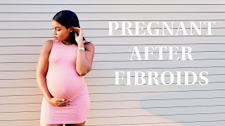 I’M PREGNANT 🤰🏾 life after fibroids  open myomectomy [upl. by Mavilia521]