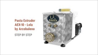 Pasta Extruder AEX10  Lola by Arcobaleno P362 [upl. by Ramburt]