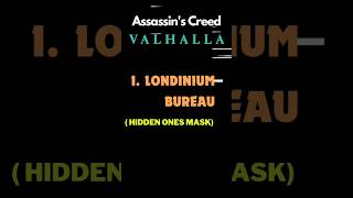 LONDINIUM BUREAU HIDDEN ONES MASK  Assassins Creed Valhalla ubisoft gaming [upl. by Ahcas]