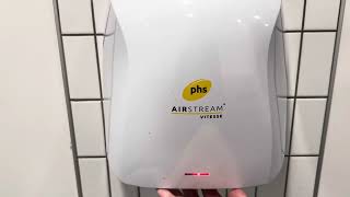 PHS Airstream Vitesse hand dryer at Livat Shopping Centre Hammersmith 🚼 [upl. by Ahsenom10]