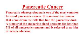 Pancreas Video No 570 [upl. by Tarabar]