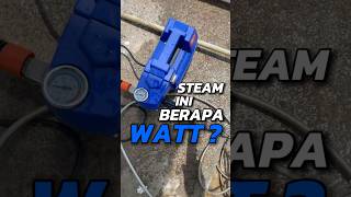 TEST WATT Steam Jet Cleaner Warna Biru marcotumangken [upl. by Halyk]