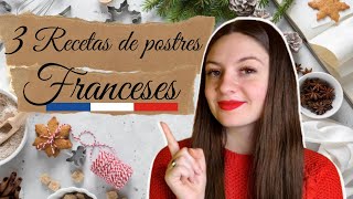 🍰 3 postres franceses que quizas conoces 🤷🏻‍♀️  Receta fácil 🥰  La Francesita 🇲🇫 [upl. by Elacsap]