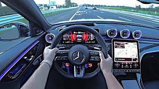 The New Mercedes C63 AMG 2024 Test Drive [upl. by Beitnes138]